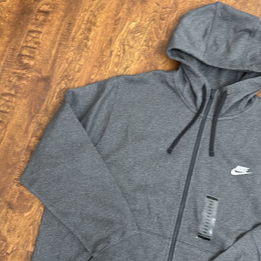 Nike Multi Sport Charcoal Full-Zip Hoodie Size XXL - Picture 5 of 17